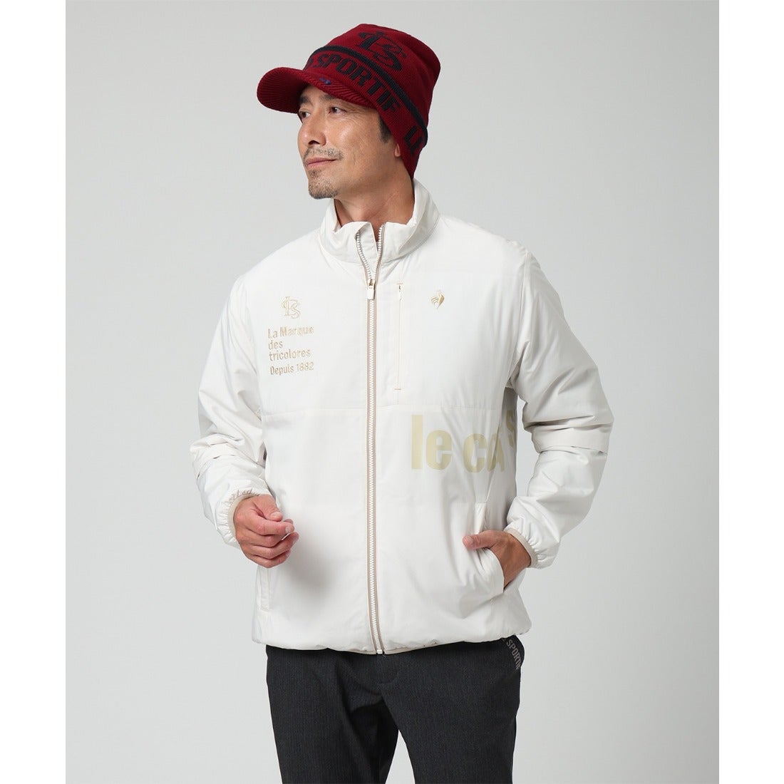 【le coq sportif golf】ヒートナビ中わたアクションプリーツブルゾンの製品画像
